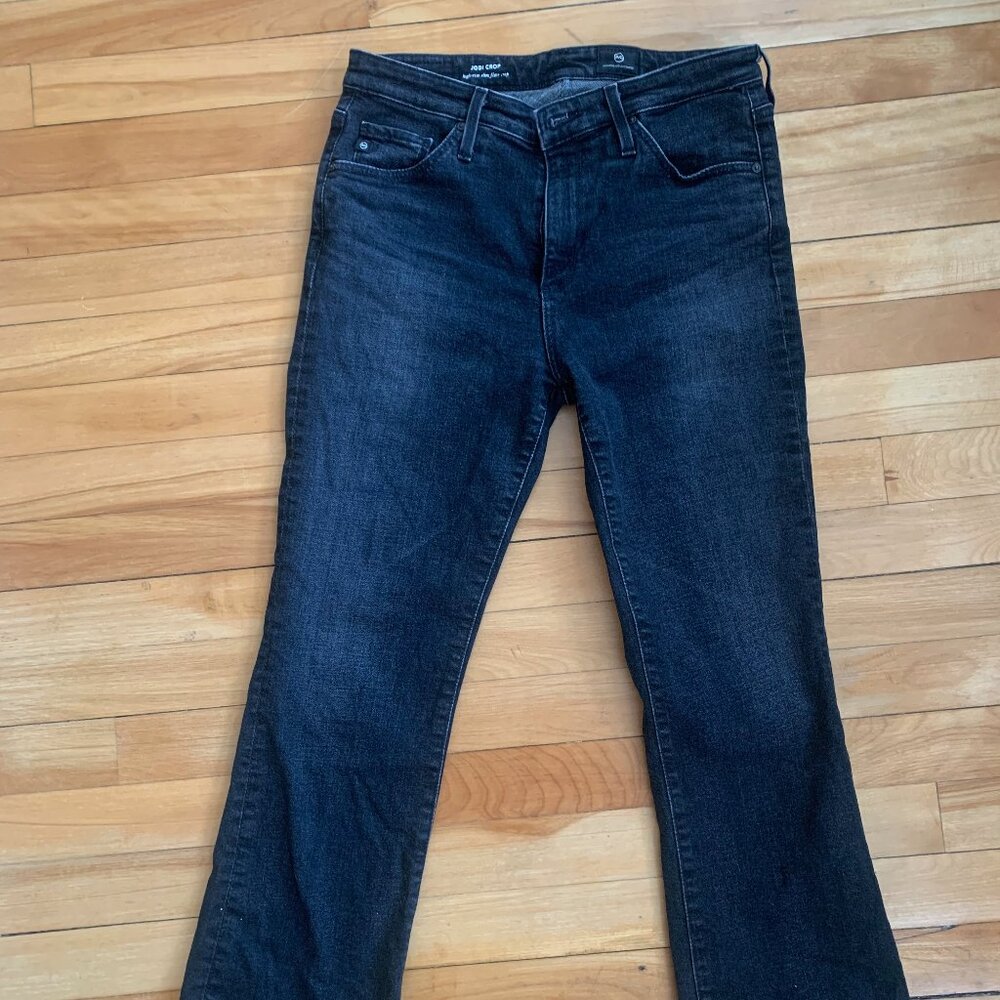 AG Jodi Crop Black Jeans 27R